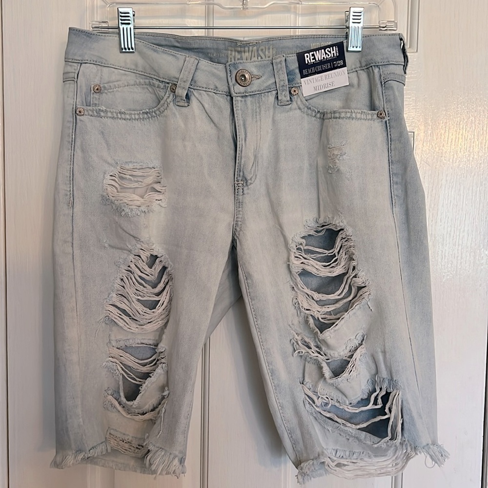 New York Los Angeles vintage reunion mid rise shorts 7